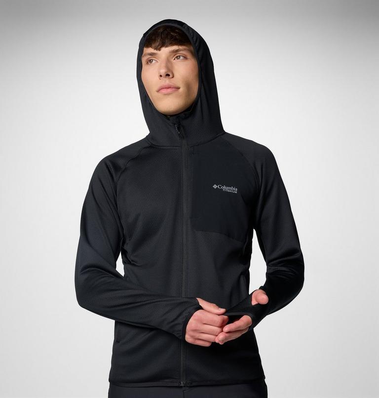 Men's Triple Canyon II Hooded Fleece Jacket, Color: Black, image 6