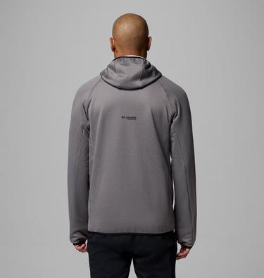 Men's Triple Canyon II Hooded Fleece Jacket, Color: City Grey, Black, image 3
