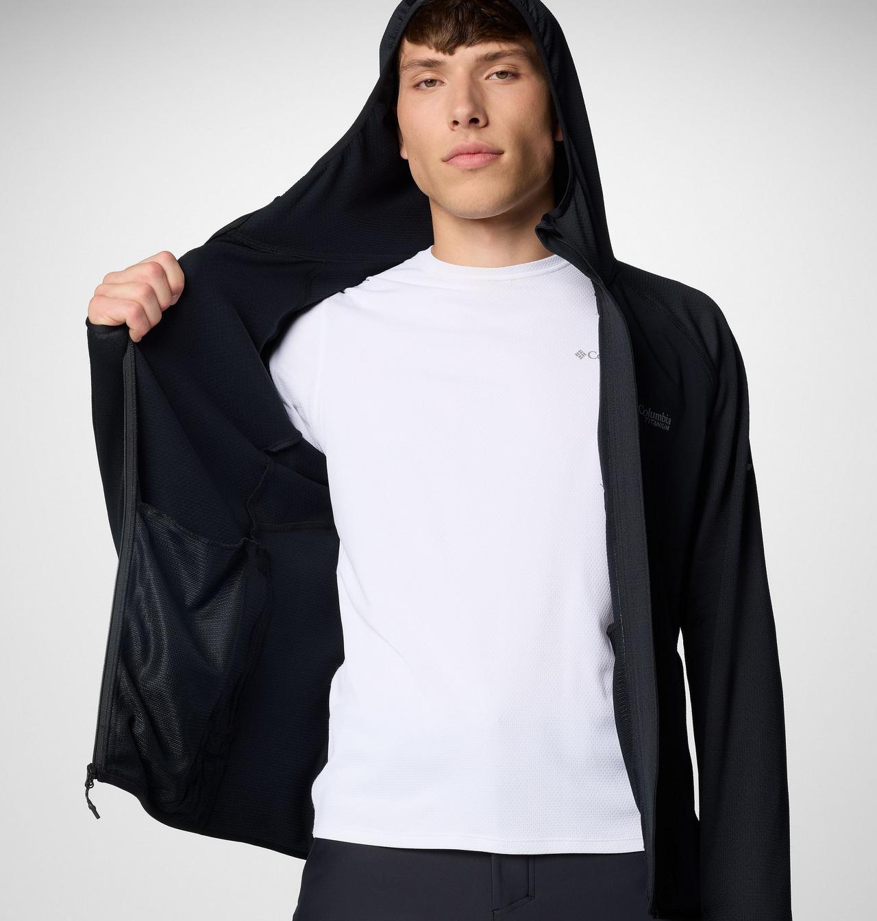 Men's Triple Canyon™ Grid II Fleece Hooded Full Zip Jacket - Tall | 010 | 4XT 8