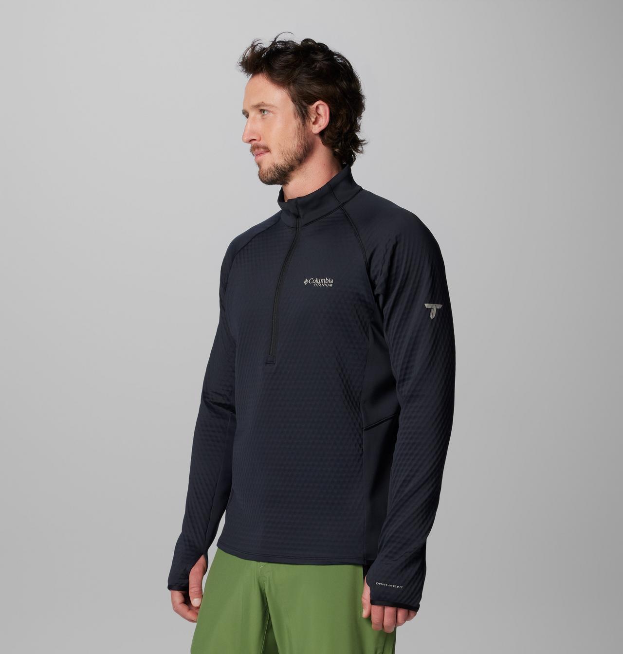 Men's Crystal Leaf™ Omni-Heat™ Helix Half Zip Pullover | 010 | XS 4