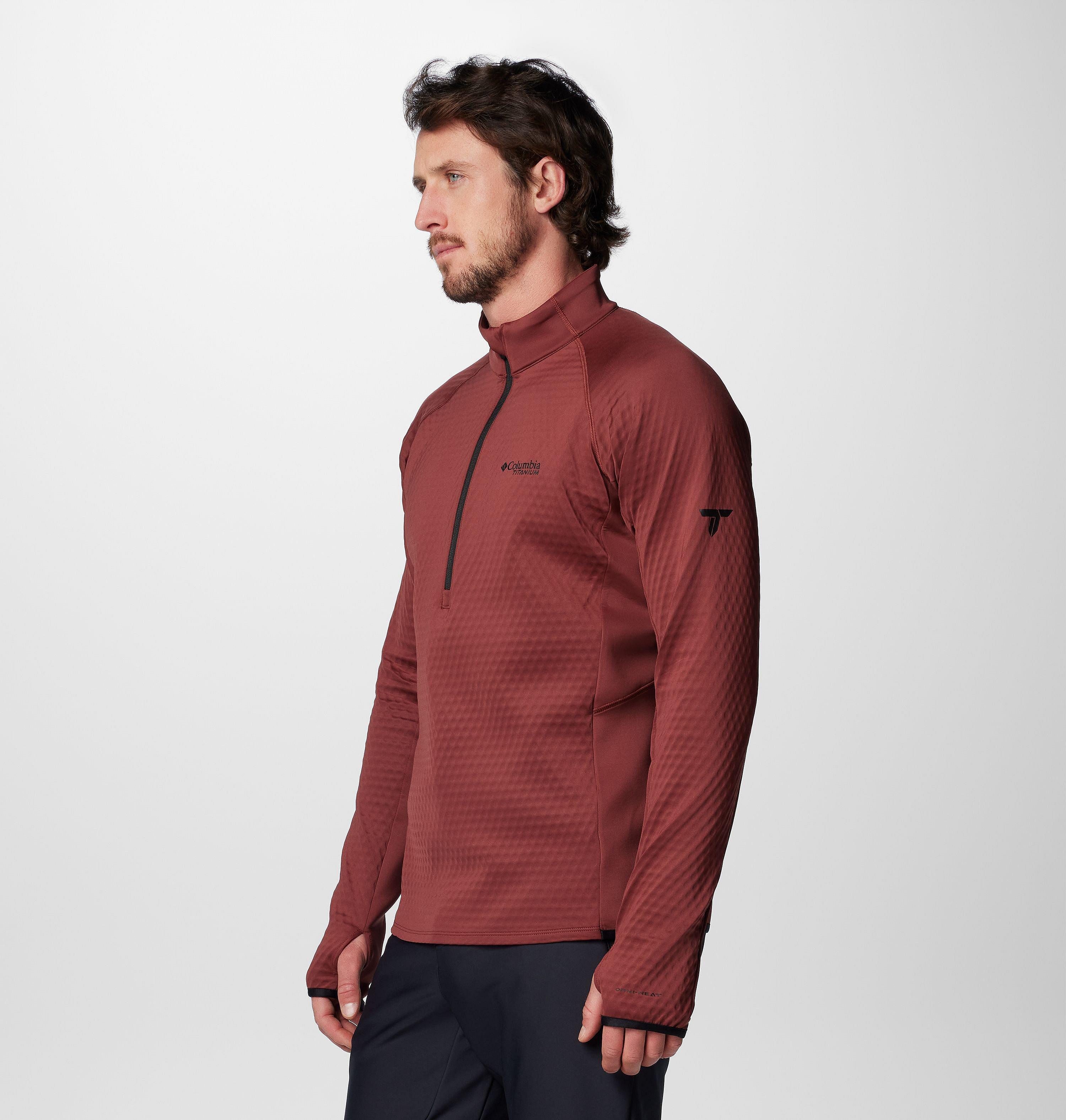 Men's Crystal Leaf Omni-Heat Helix Half Zip Pullover 4