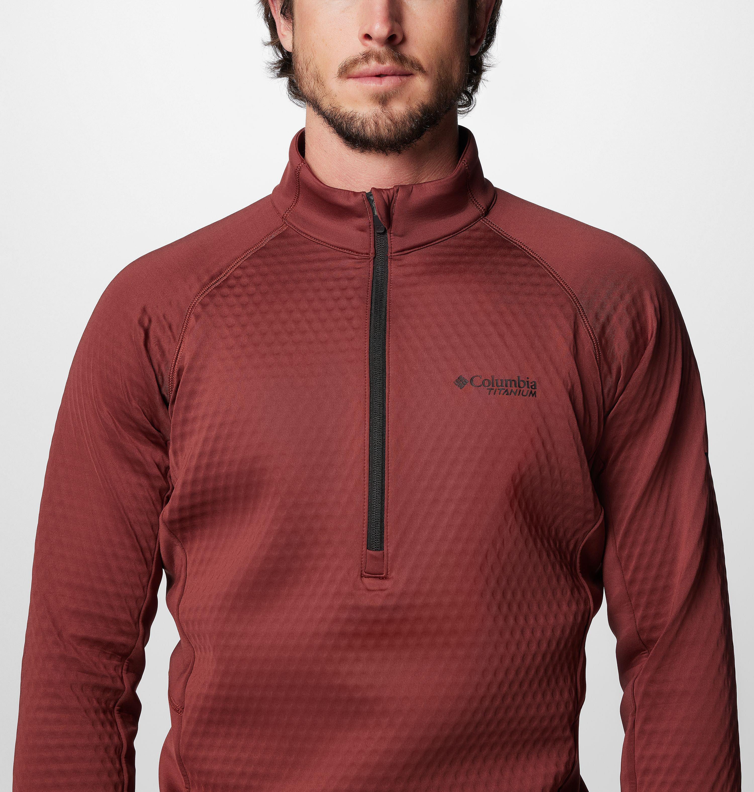 Men's Crystal Leaf Omni-Heat Helix Half Zip Pullover 5