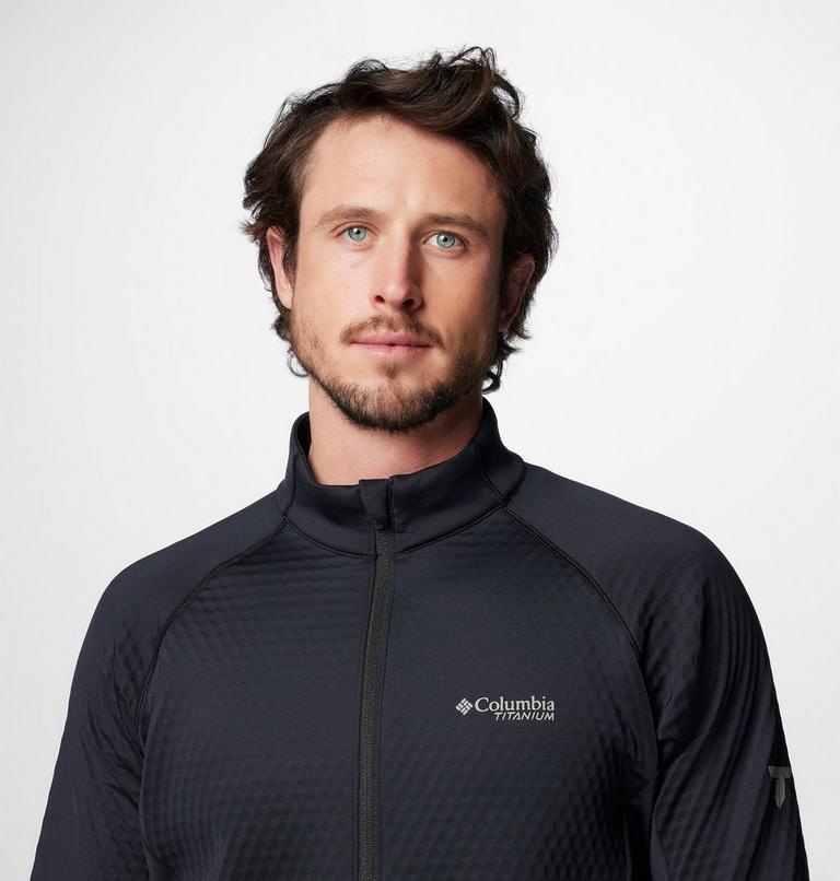 Forro polar técnico con media cremallera Crystal Leaf Omni-Heat Helix para hombre, Color: Black, image 5