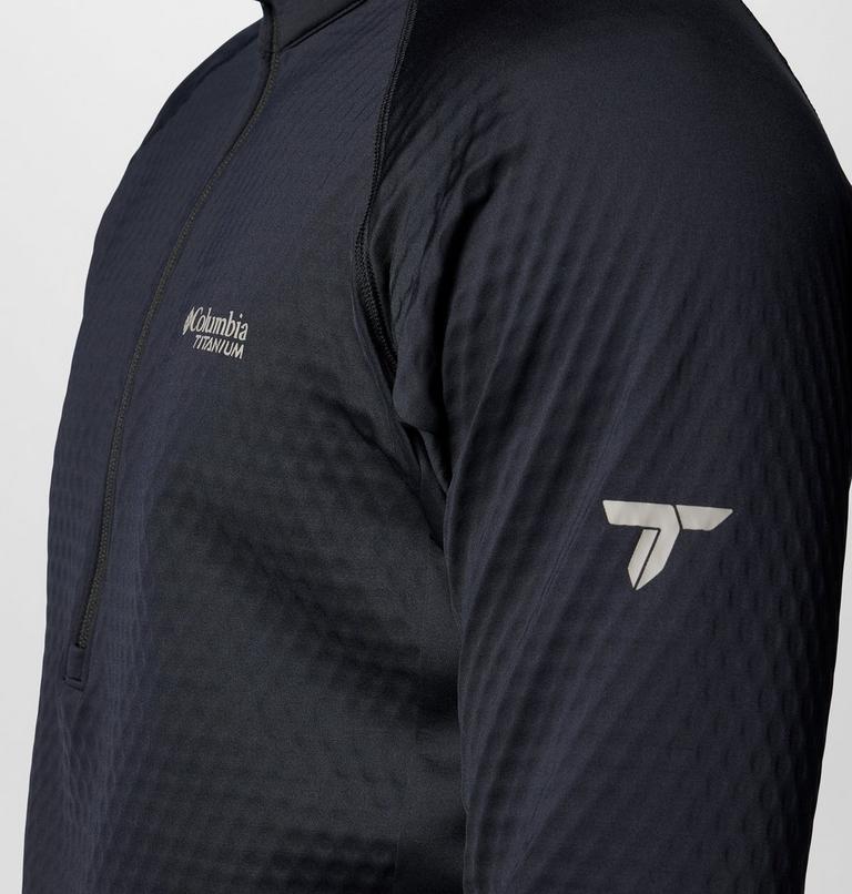 Forro polar técnico con media cremallera Crystal Leaf Omni-Heat Helix para hombre, Color: Black, image 6