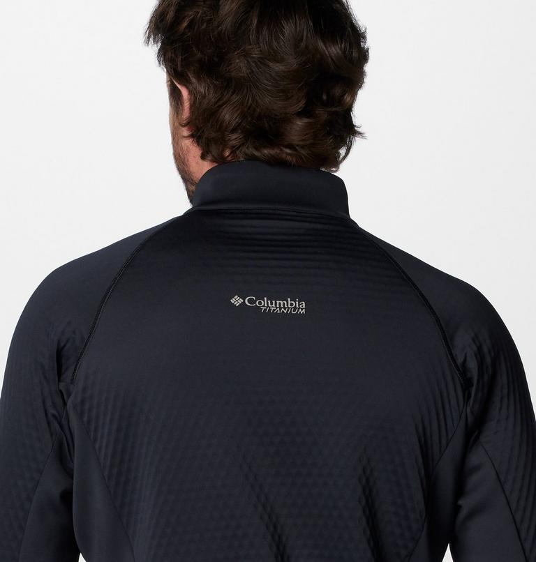 Forro polar técnico con media cremallera Crystal Leaf Omni-Heat Helix para hombre, Color: Black, image 7