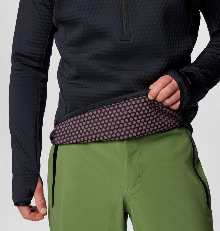 Forro polar técnico con media cremallera Crystal Leaf Omni-Heat Helix para hombre, Color: Black, image 9