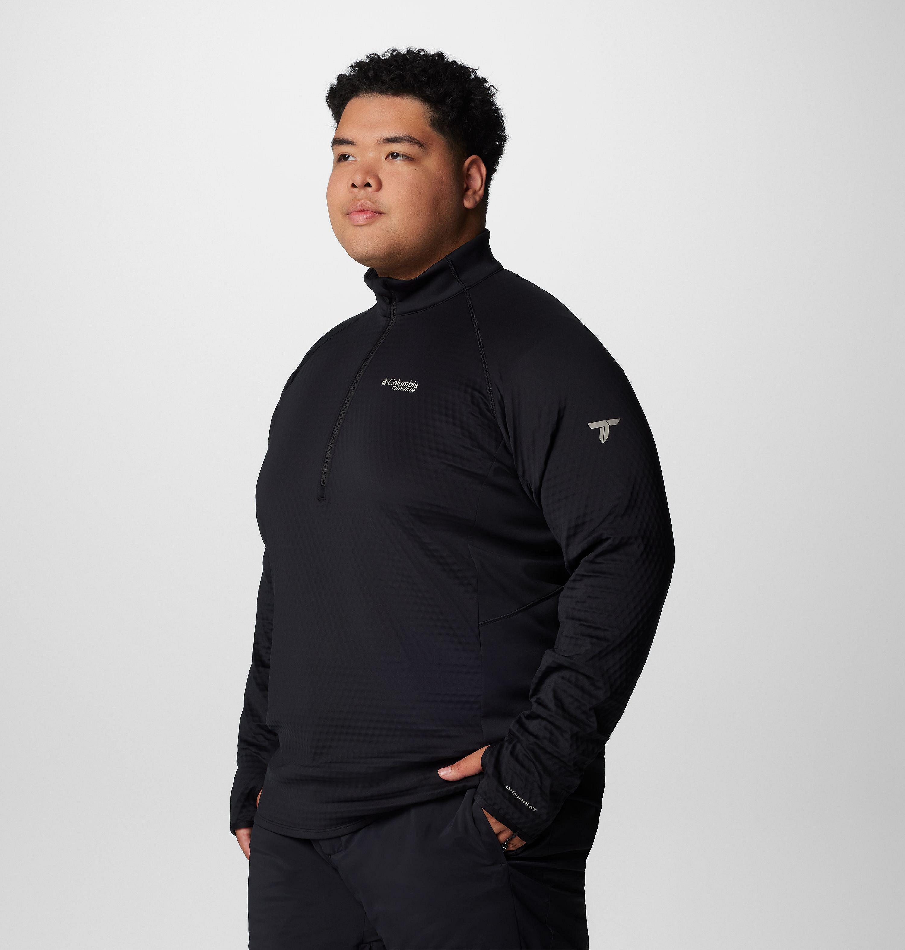 Men's Crystal Leaf Omni-Heat Helix Half Zip Pullover - Big 4