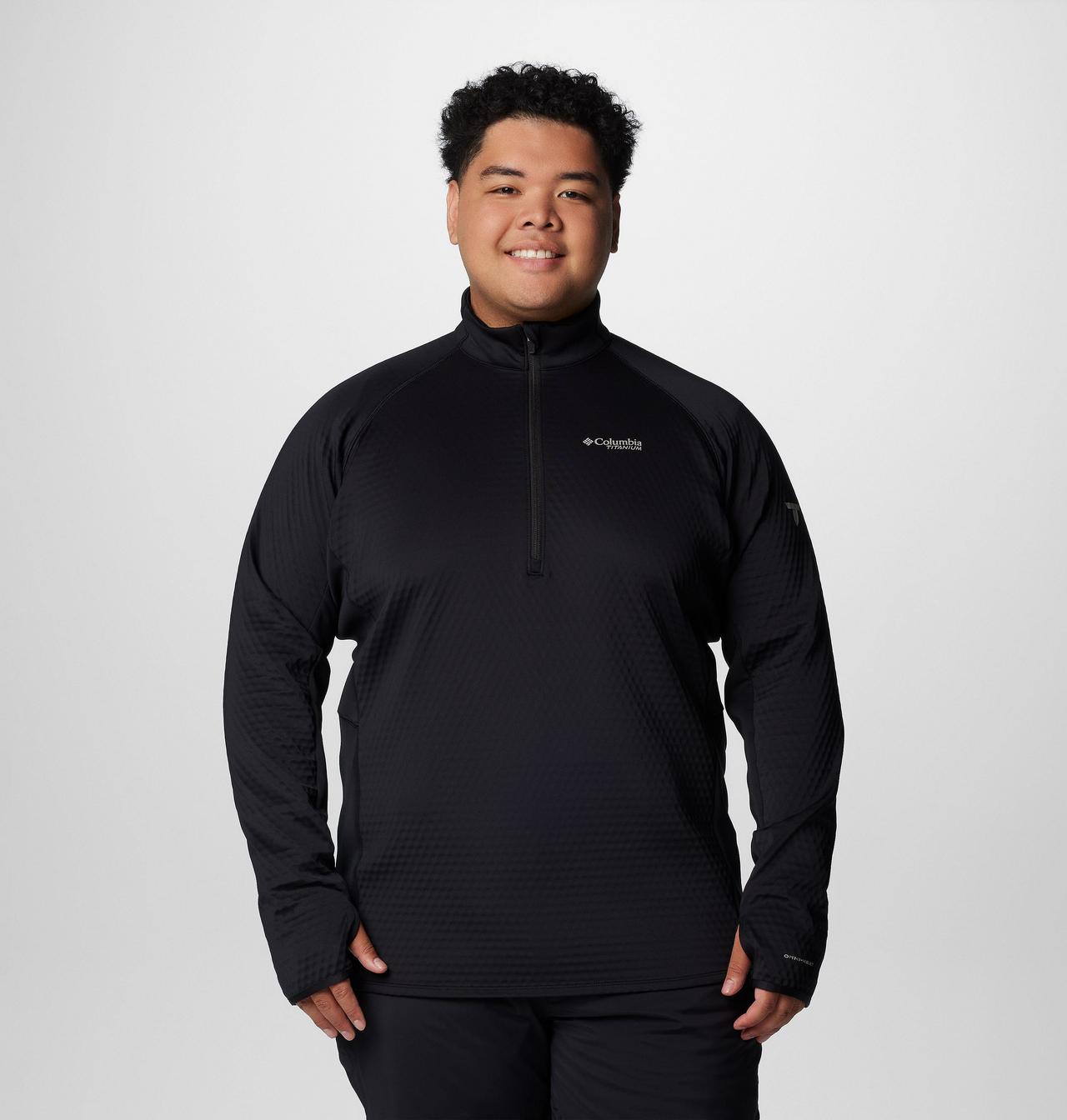 Men's Crystal Leaf™ Omni-Heat™ Helix Half Zip Pullover - Big 1