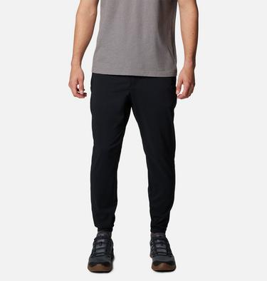 Men's Sage Peak Tapered Chino Hiking Trousers, Color: Black, image 3