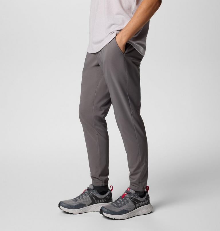 Men's Sage Peak Tapered Chino Hiking Trousers, Color: City Grey, image 4