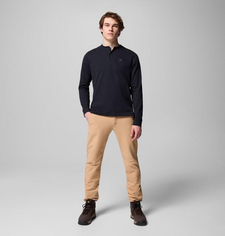 Men's Black Mesa Warm Pants, Color: Canoe, image 2