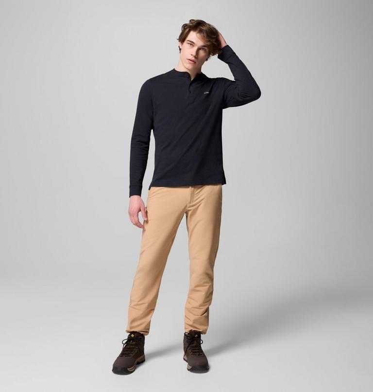 Men's Black Mesa Warm Pants, Color: Canoe, image 11