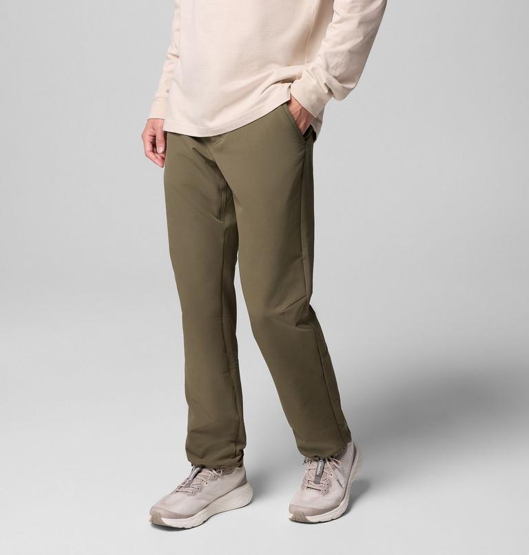 Men's Black Mesa Warm Pants, Color: Stone Green, image 4