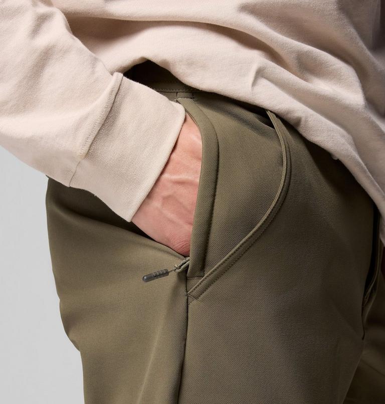 Men's Black Mesa Warm Pants, Color: Stone Green, image 6