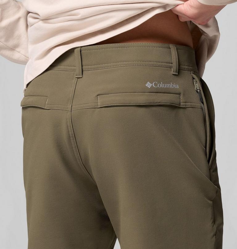 Men's Black Mesa Warm Pants, Color: Stone Green, image 7