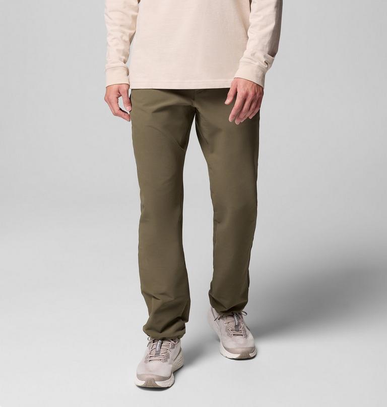 Men's Black Mesa Warm Pants, Color: Stone Green, image 1