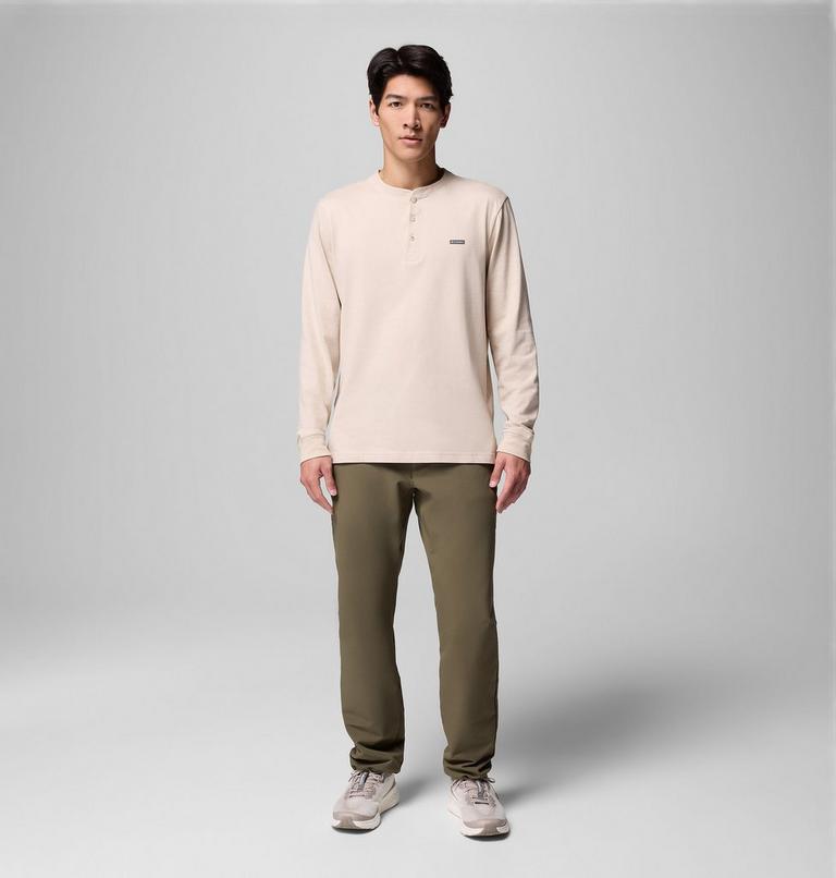Men's Black Mesa Warm Pants, Color: Stone Green, image 2