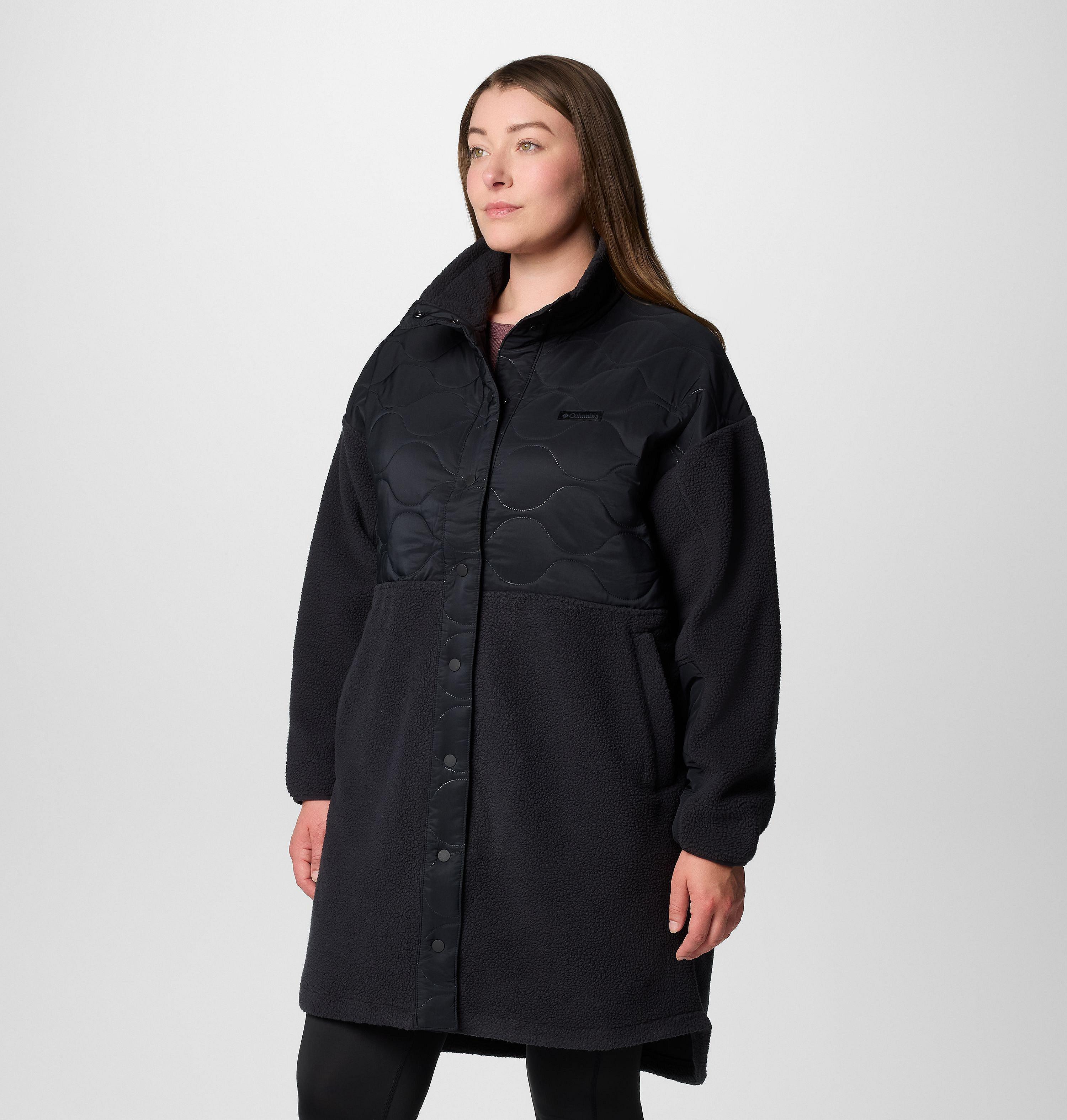 Women's Cloud Point Long Fleece Jacket - Plus Size 4