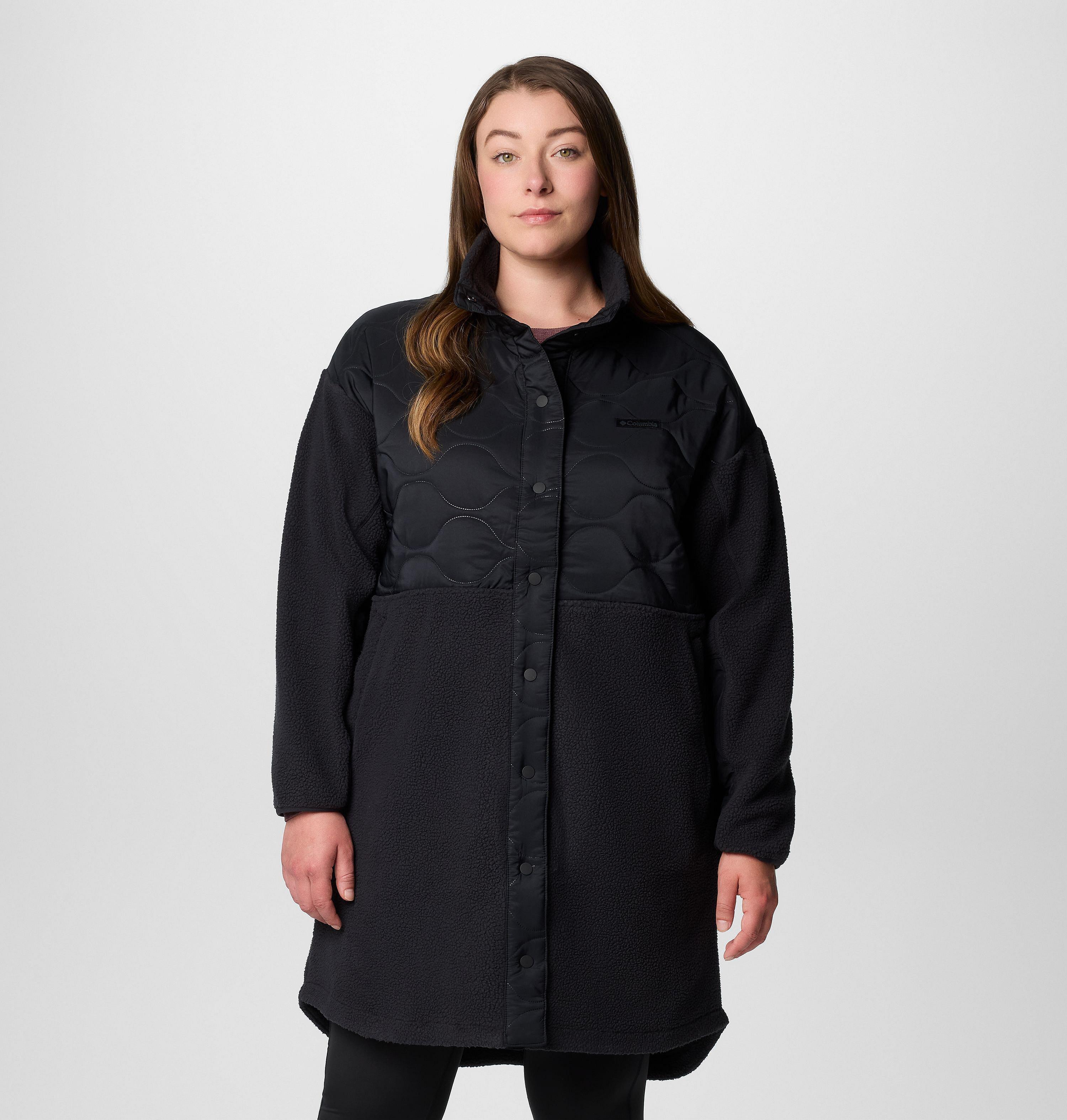 Columbia Women's Cloud Point  Long Fleece Jacket - Plus Size-