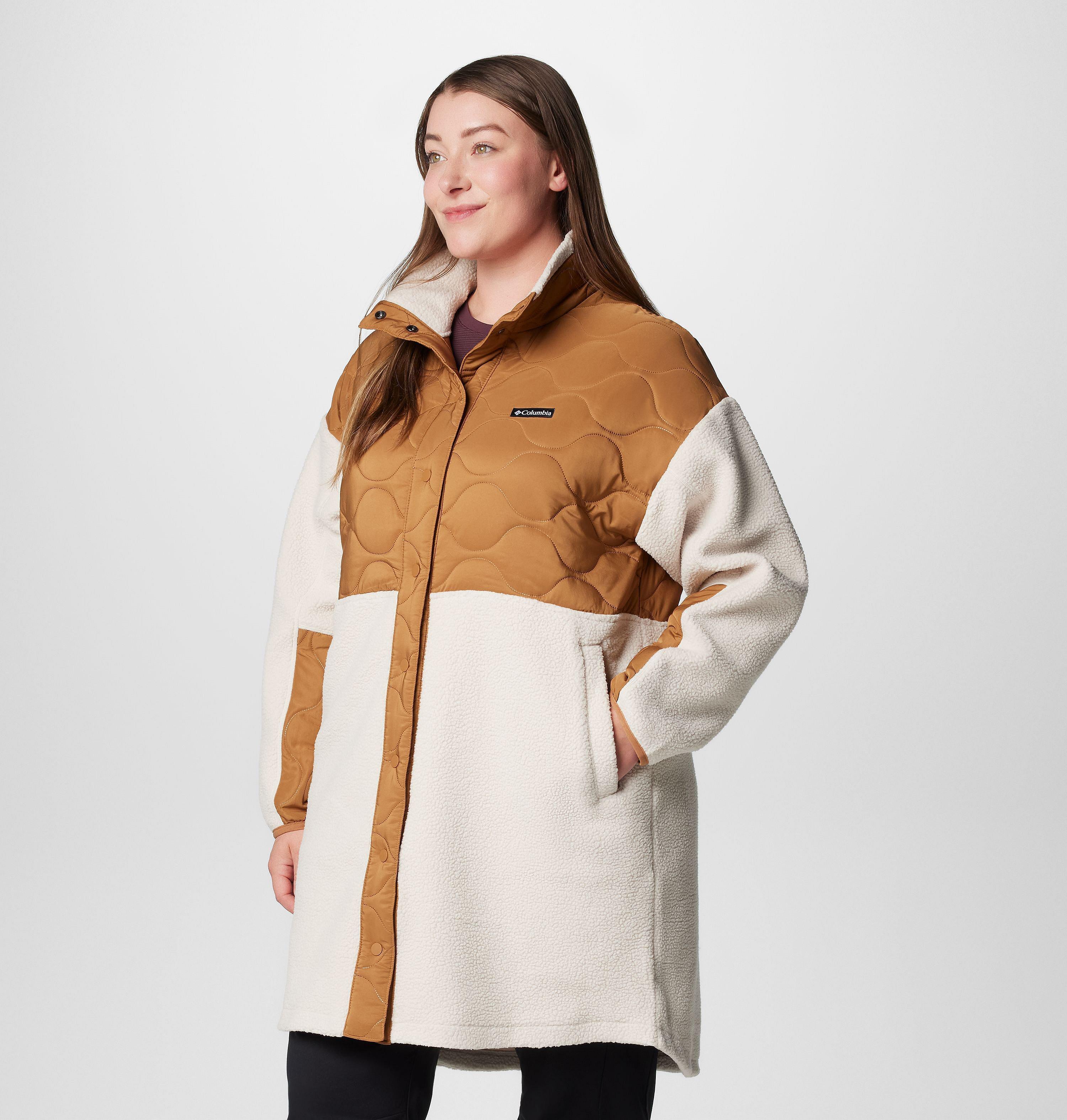 Women's Cloud Point Long Fleece Jacket - Plus Size 4
