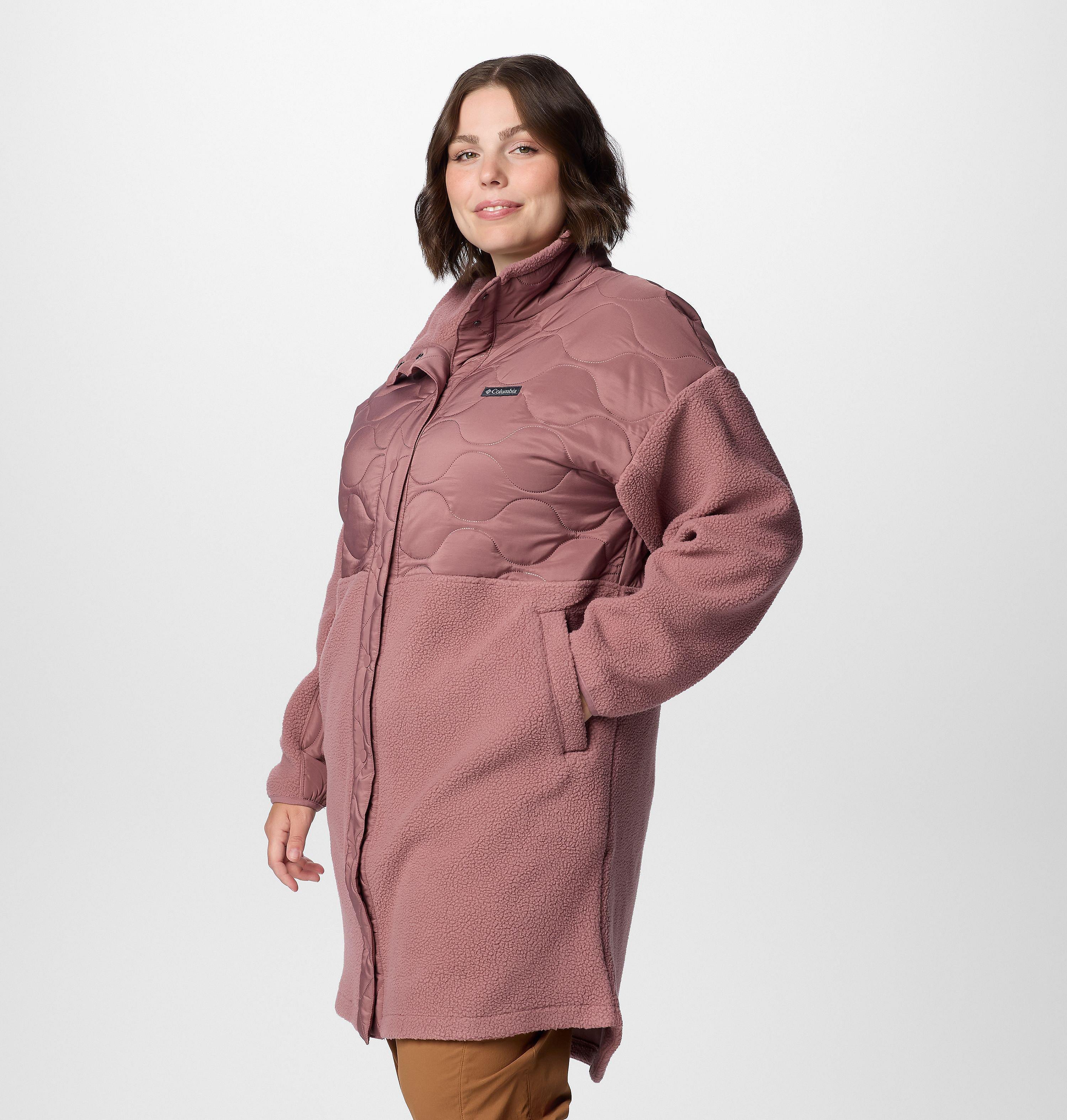 Women's Cloud Point Long Fleece Jacket - Plus Size 4