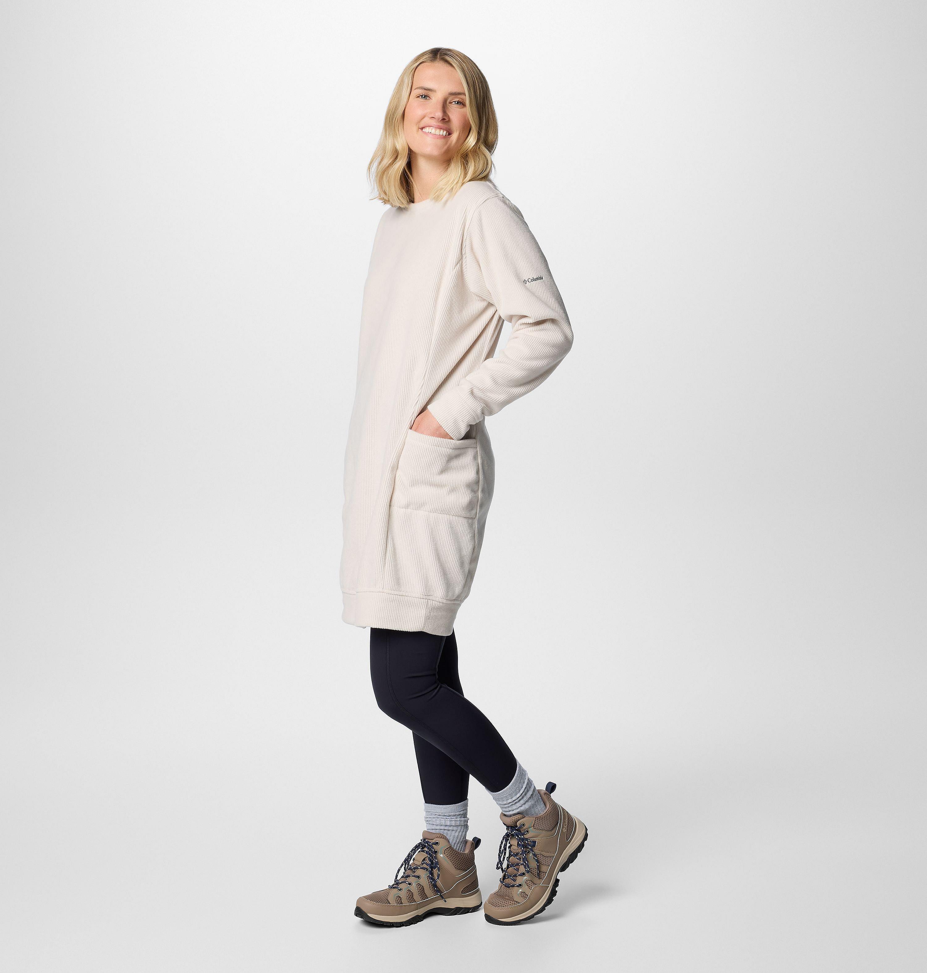 Women's Blue Point Creek Fleece Dress 4