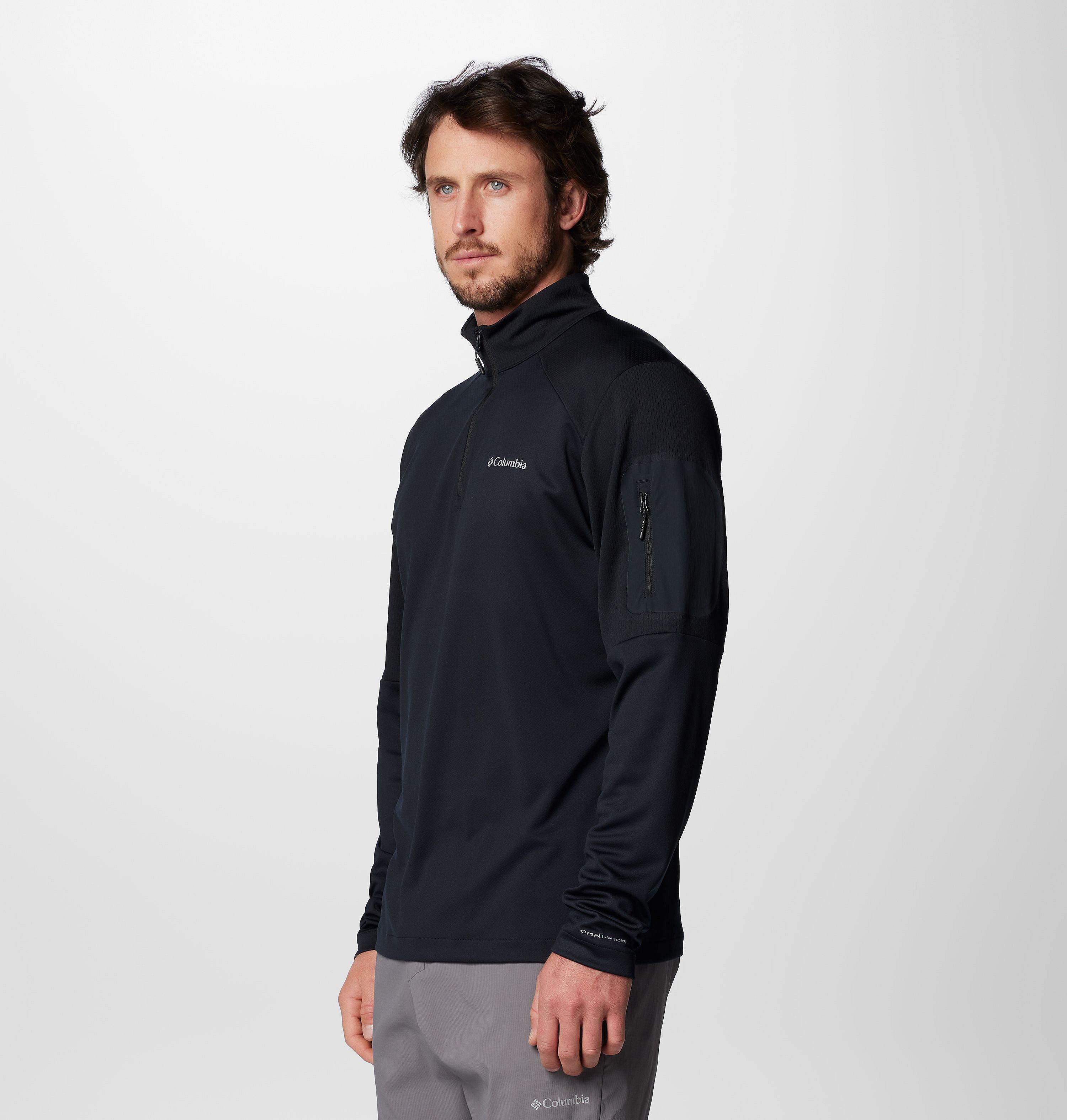 Men's Columbia Tech Knit Quarter Zip Pullover 4