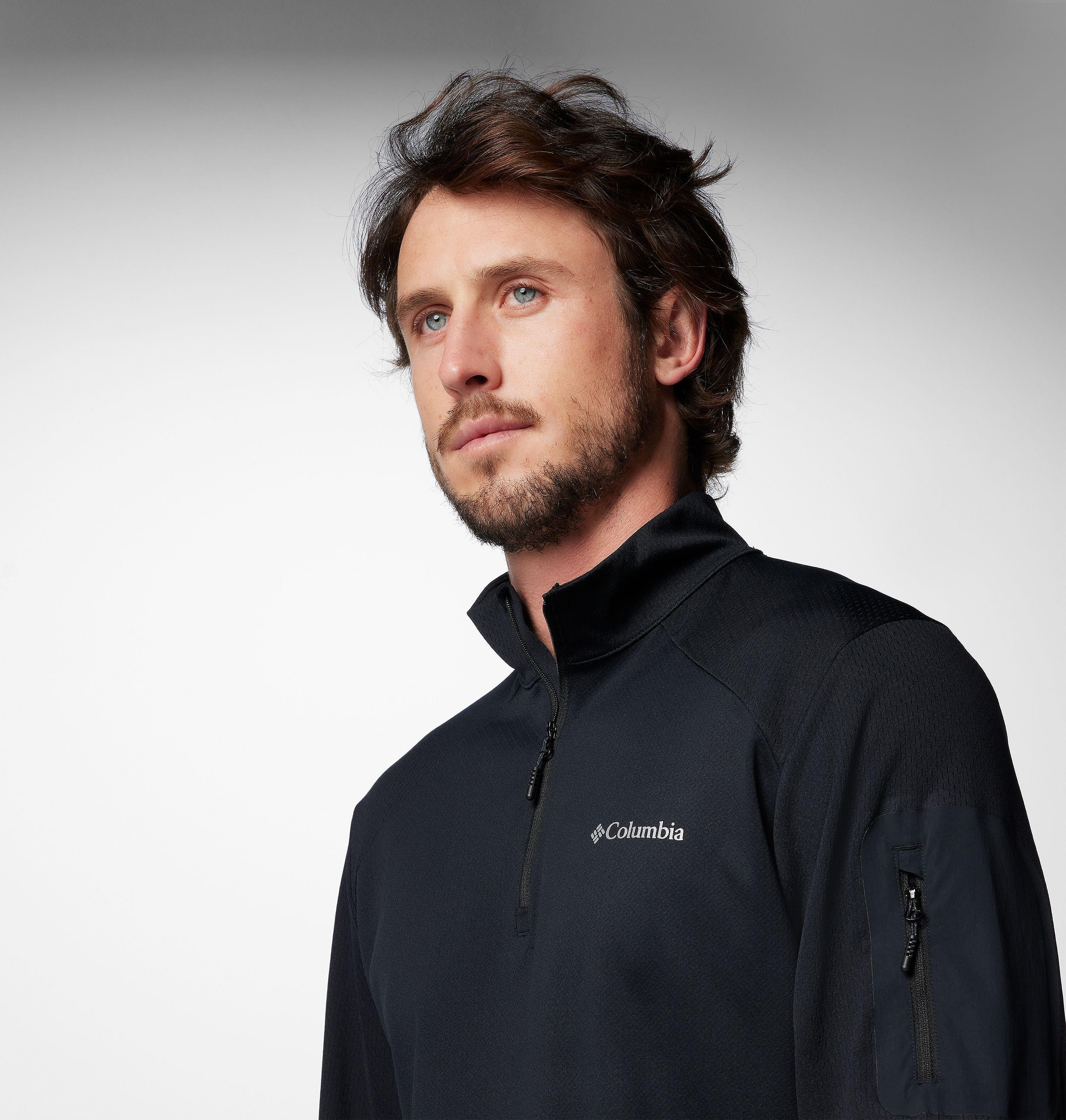 Men's Columbia Tech Knit Quarter Zip Pullover 5