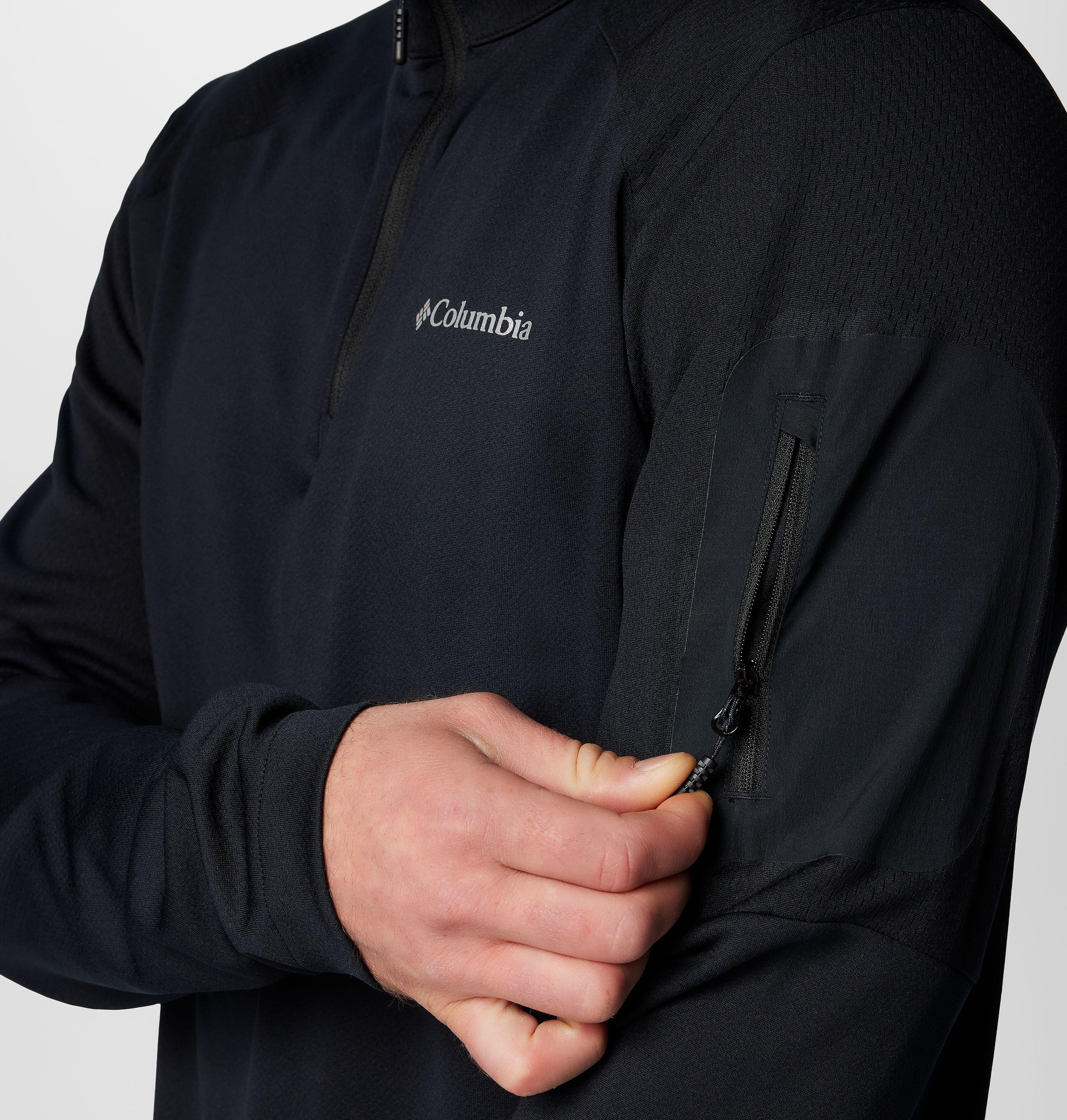 Men's Columbia Tech Knit Quarter Zip Pullover 6