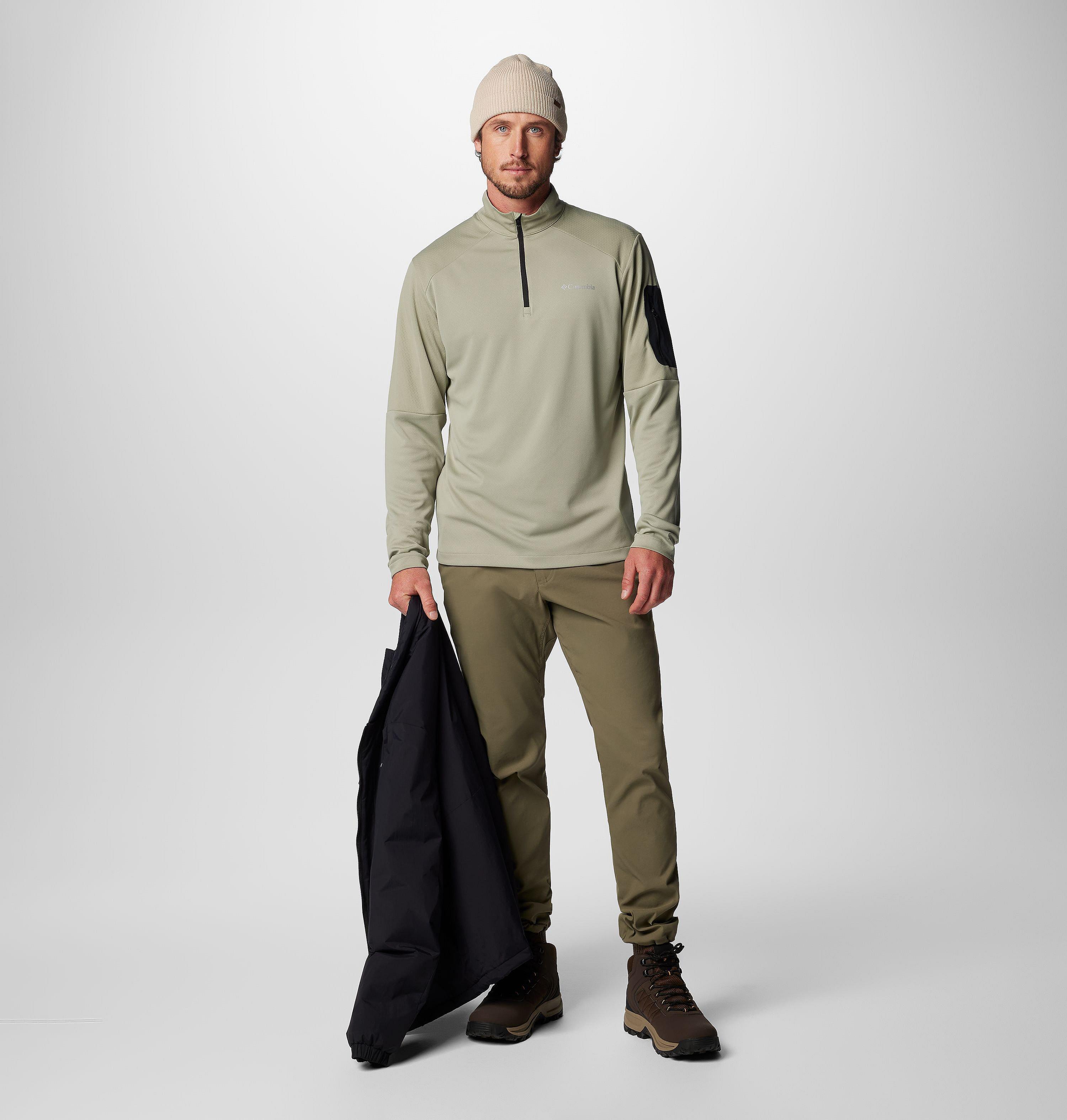 Men's Columbia Tech Knit Quarter Zip Pullover 3