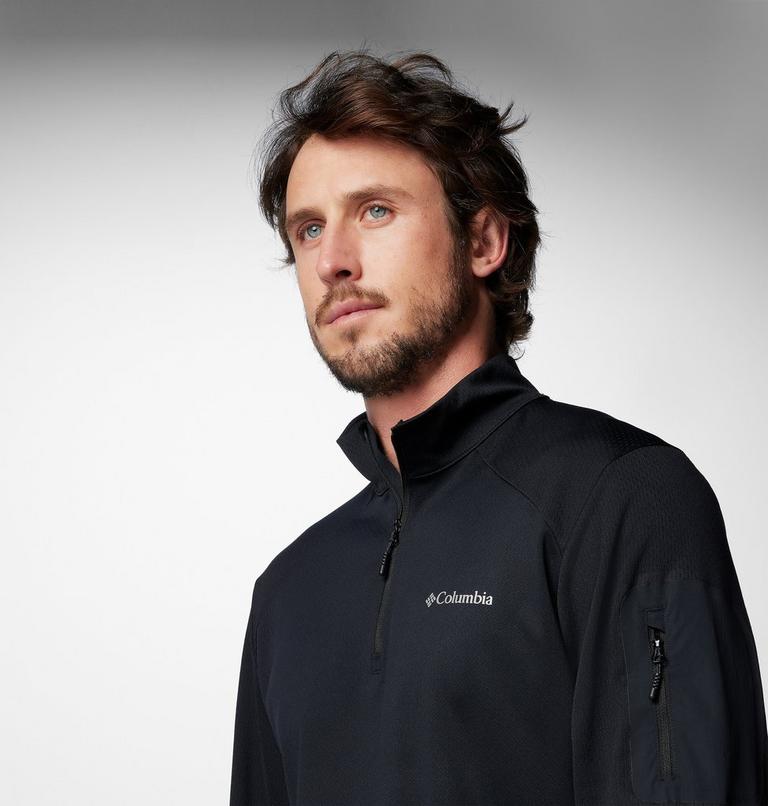 Sweat-shirt Tricoté à Demi-Zip Columbia Tech Homme, Color: Black, image 5