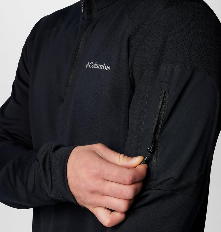 Sweat-shirt Tricoté à Demi-Zip Columbia Tech Homme, Color: Black, image 6