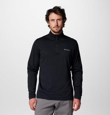 Men's Columbia Tech Half zip Knit Sweatshirt, Color: Black, image 7