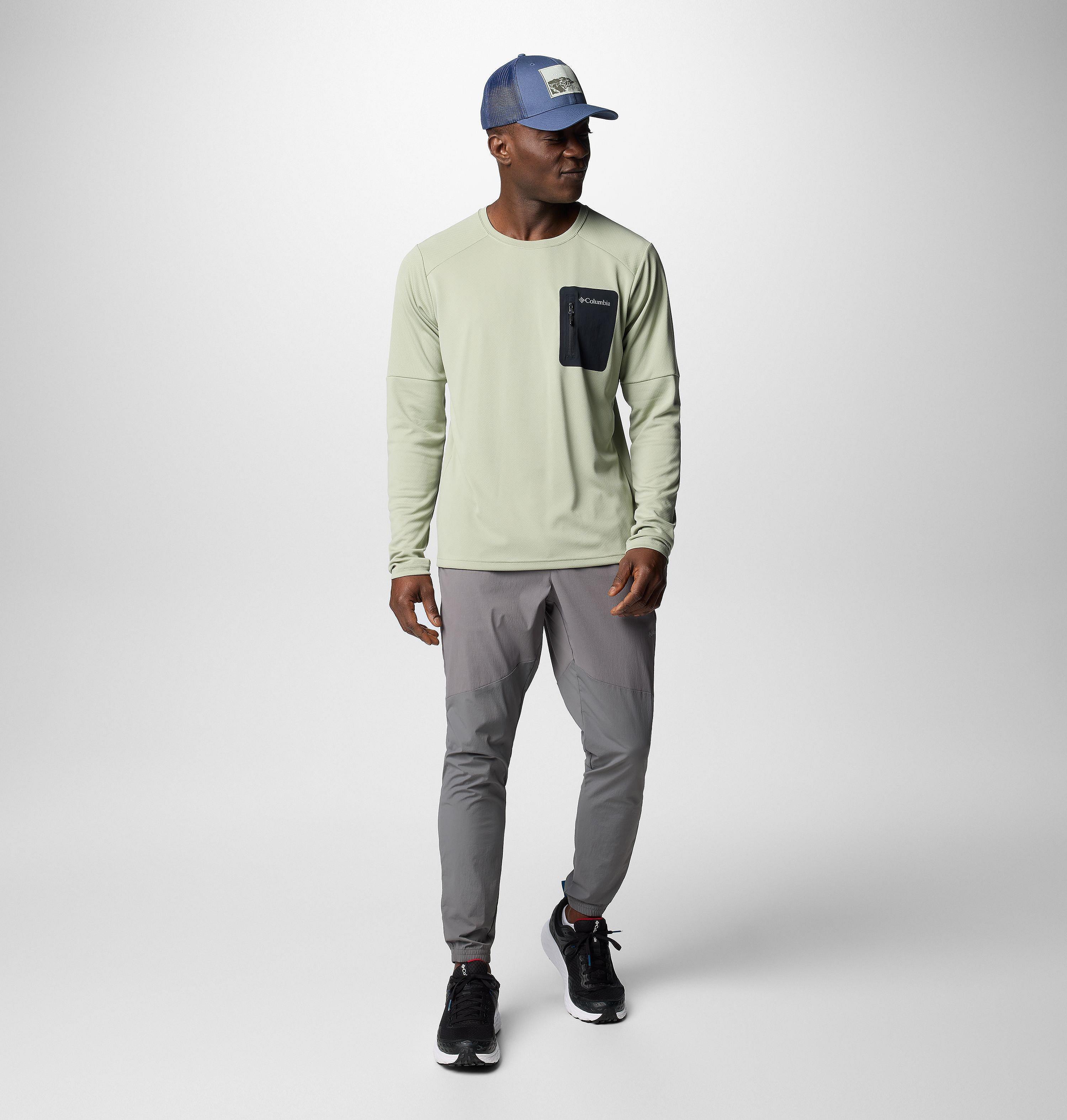 Men's Columbia Tech Knit Long Sleeve Crew | Columbia