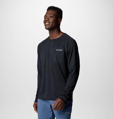 Men's Columbia Tech Long Sleeve Technical Knit Sweatshirt, Color: Black, image 4