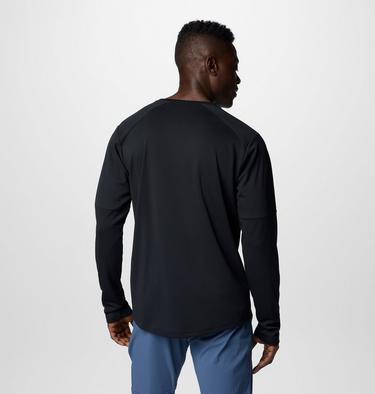 Men's Columbia Tech Long Sleeve Technical Knit Sweatshirt, Color: Black, image 2