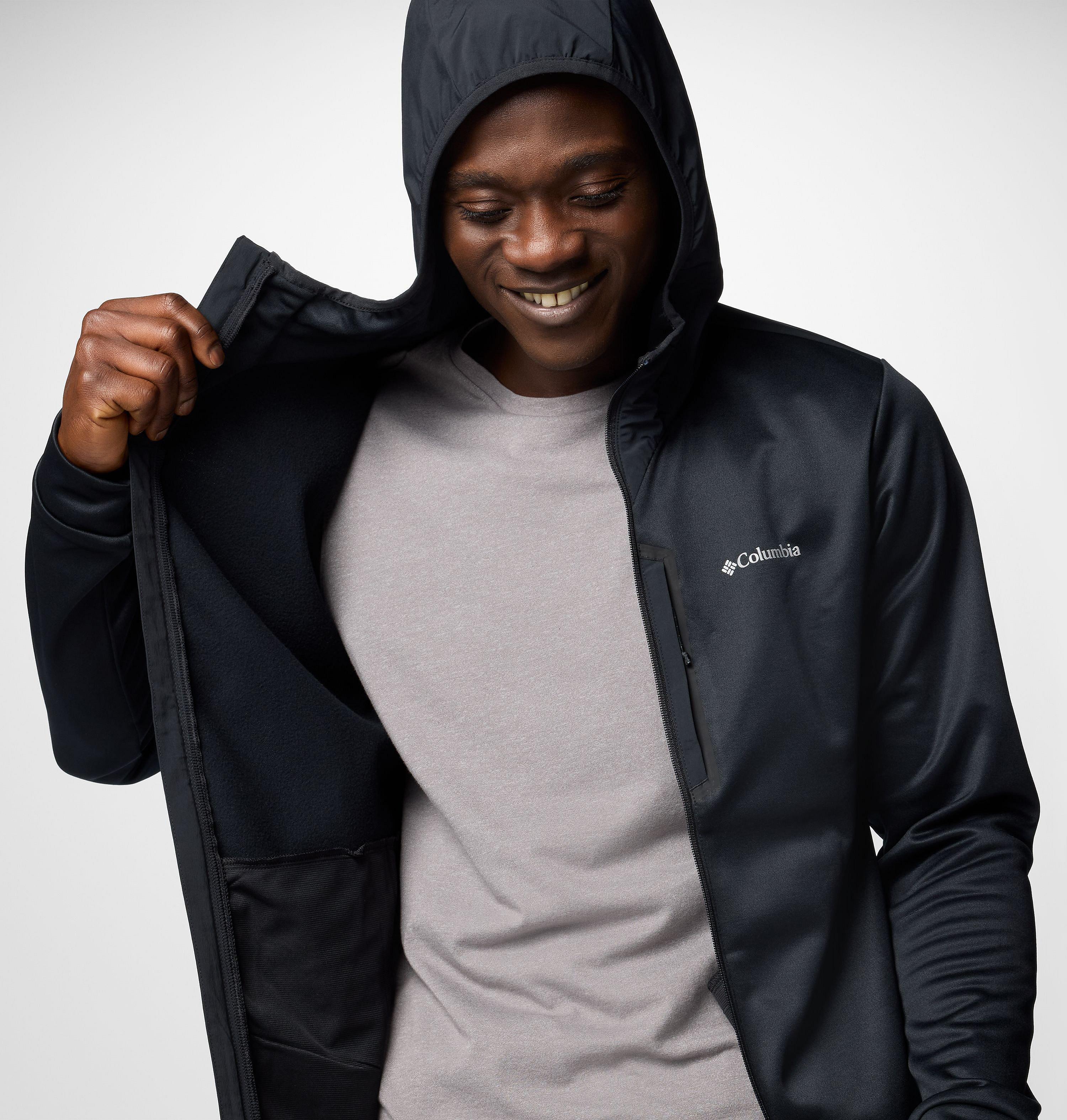 Men's Columbia Tech Fleece Full Zip Hoodie | Columbia