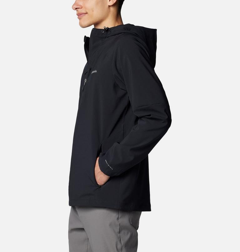 Men's Columbia Tech Softshell Hooded Jacket, Color: Black, image 3