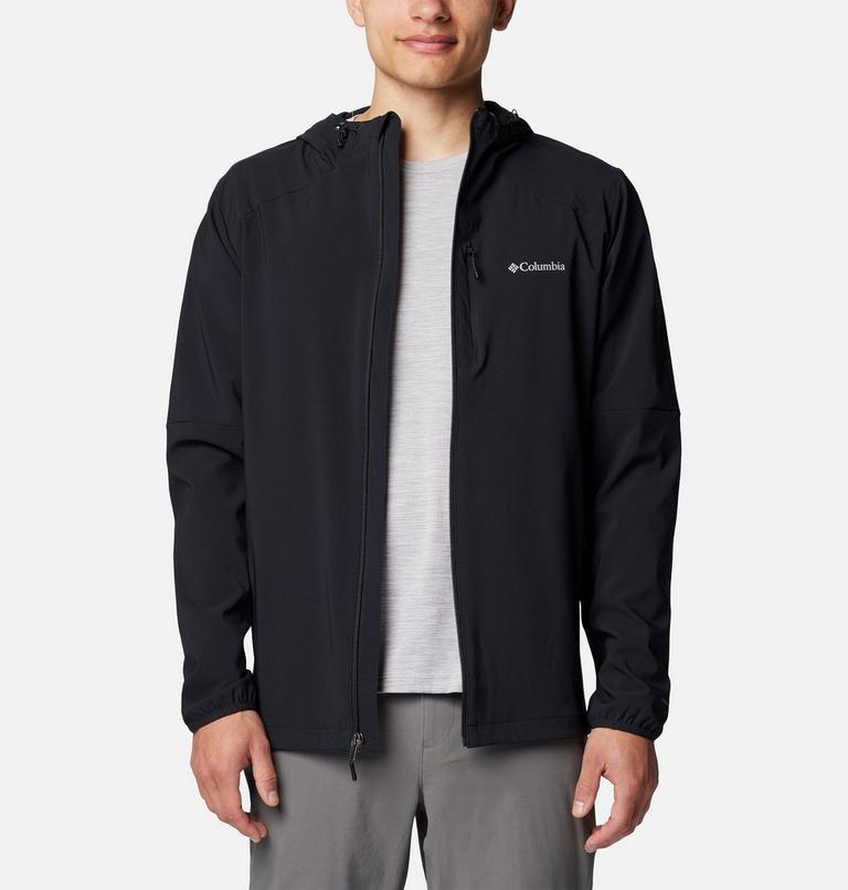 Men's Columbia Tech Softshell Hooded Jacket, Color: Black, image 6