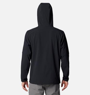 Men's Columbia Tech Softshell Hooded Jacket, Color: Black, image 8