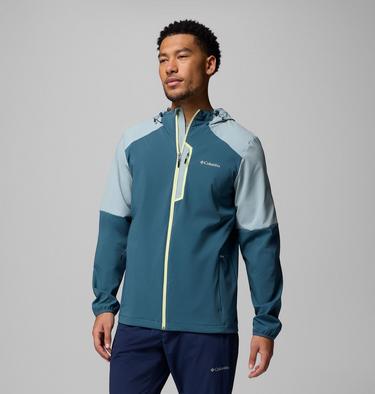 Veste Softshell à Capuche Columbia Tech Homme, Color: Everblue, Crushed Blue, image 4