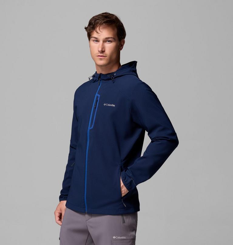Chaqueta softshell con capucha Columbia Tech para hombre, Color: Collegiate Navy, image 4