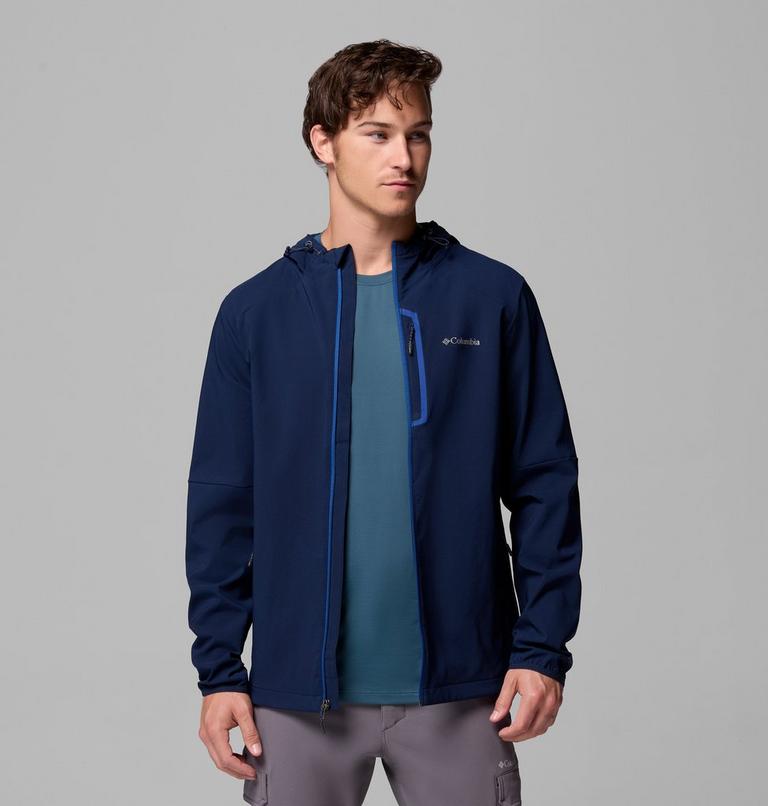 Chaqueta softshell con capucha Columbia Tech para hombre, Color: Collegiate Navy, image 5