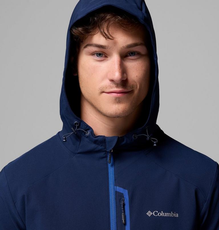 Chaqueta softshell con capucha Columbia Tech para hombre, Color: Collegiate Navy, image 6