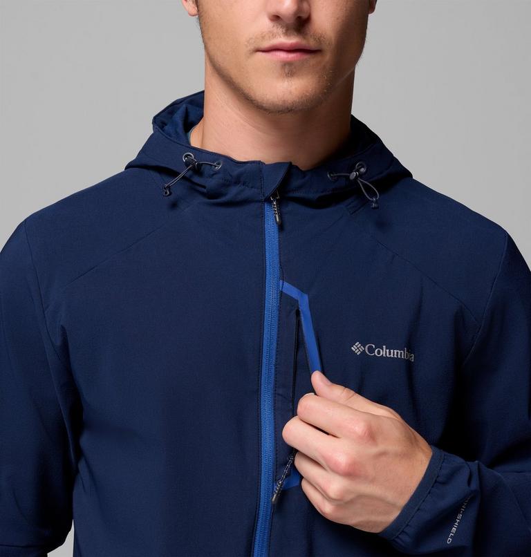 Chaqueta softshell con capucha Columbia Tech para hombre, Color: Collegiate Navy, image 7