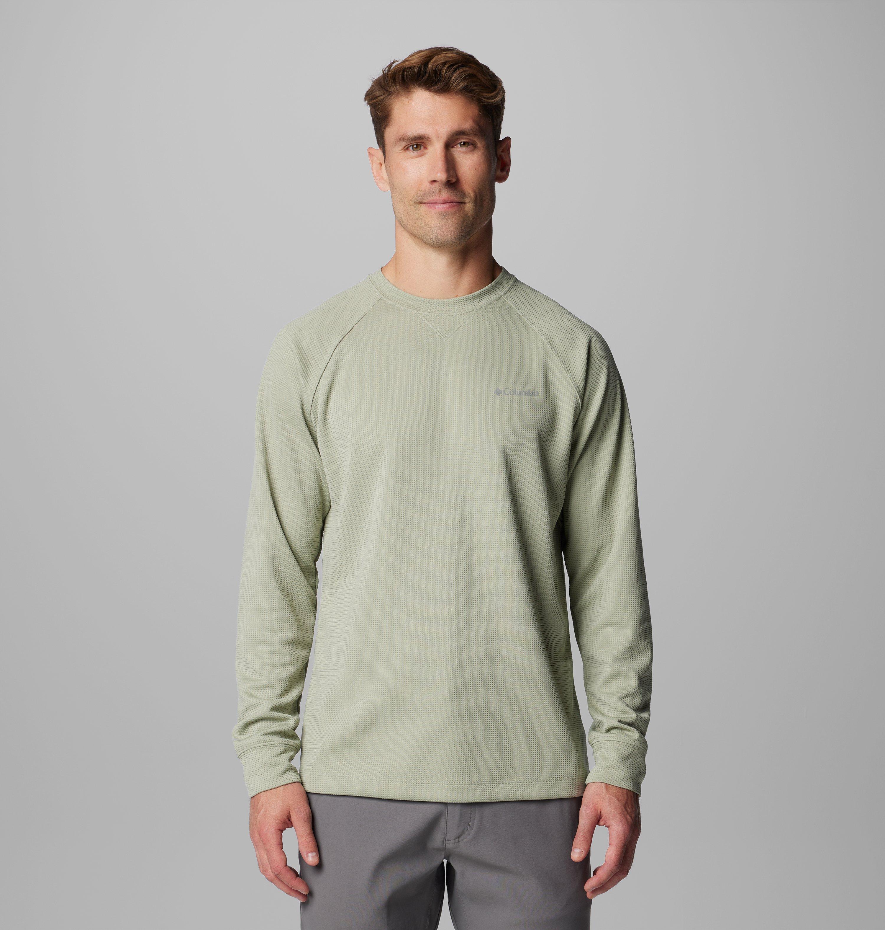 Men's Black Mesa Waffle Knit Crew II | Columbia