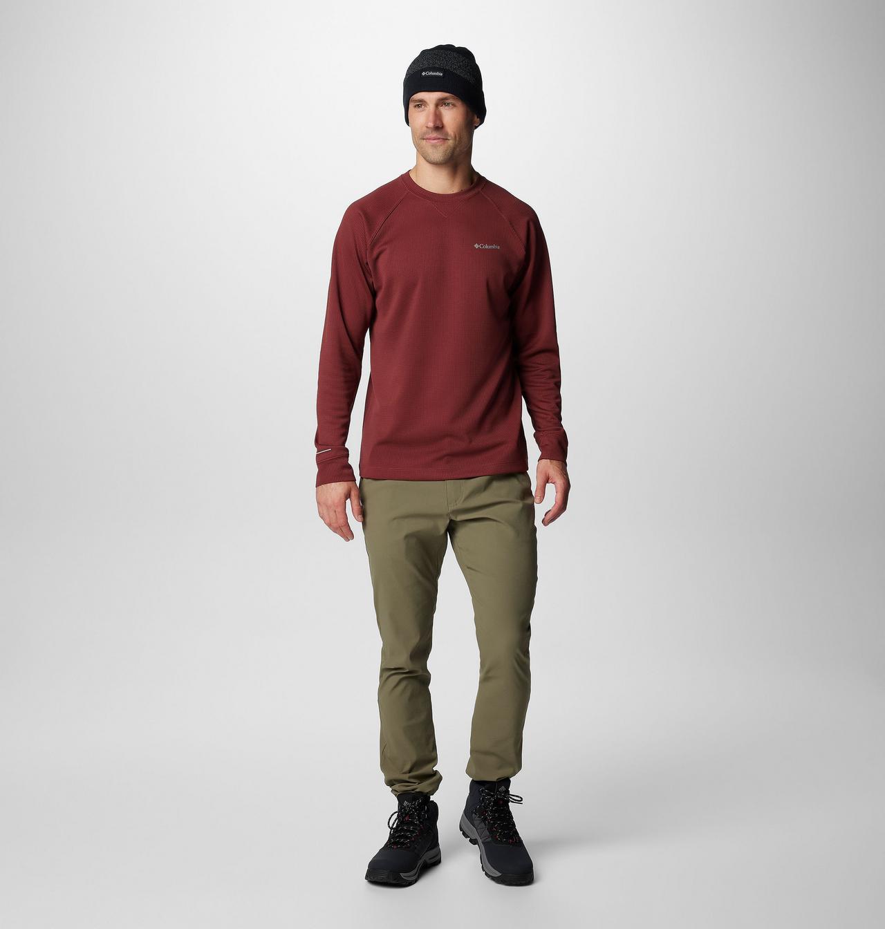 Men's Black Mesa™ Waffle Knit Crew II 3