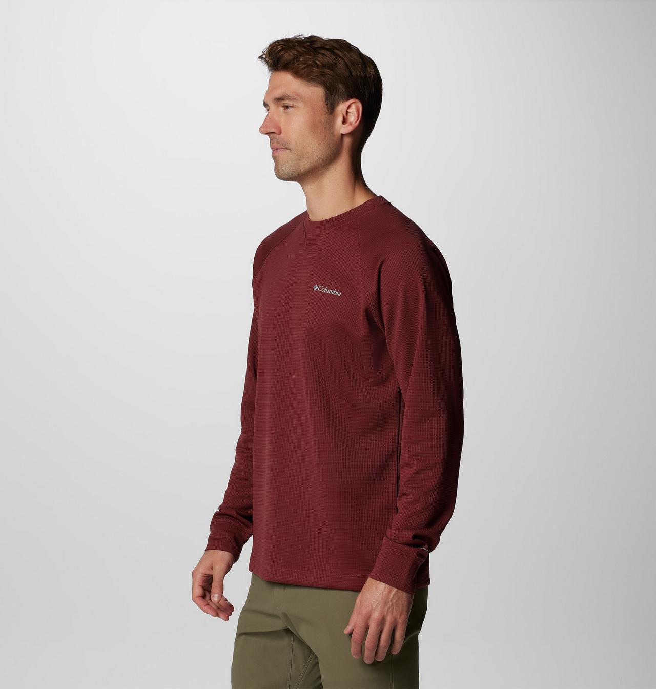 Men's Black Mesa™ Waffle Knit Crew II 4