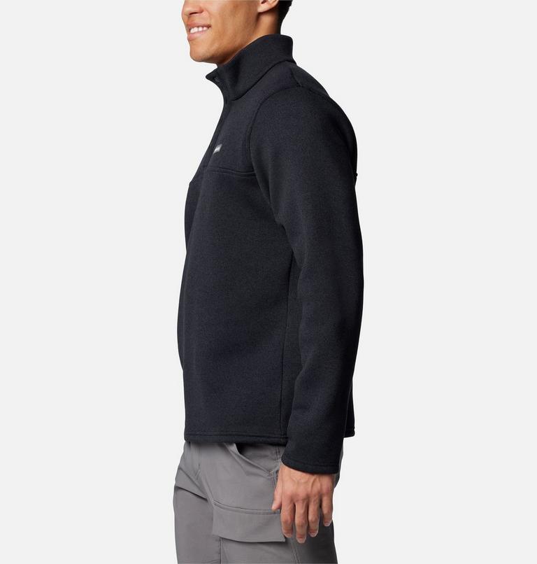 Forro polar con cierre medio Alto Pass para hombre, Color: Black, image 3