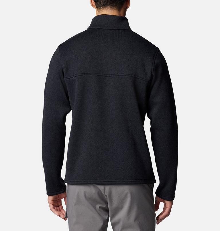 Forro polar con cierre medio Alto Pass para hombre, Color: Black, image 2